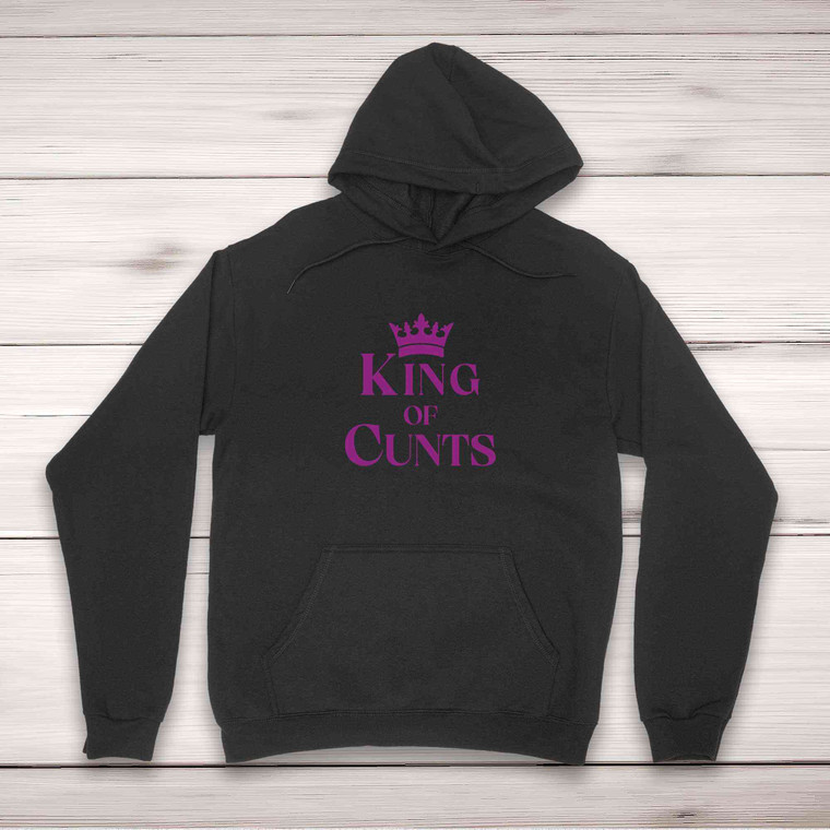 King Of Cunts Hoody - Black - 1