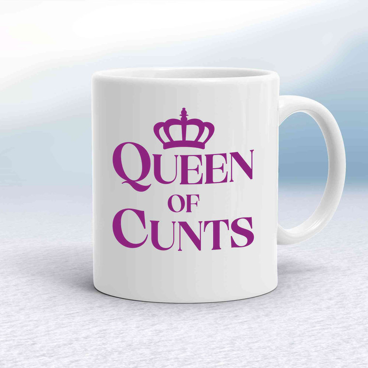 Queen Of Cunts Mug - White - 1