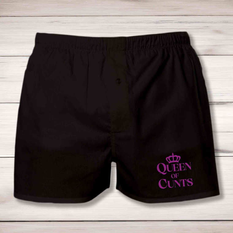 Queen Of Cunts Men's Underwear - Black - 1