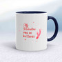 Runs On Batteries Mug - White/Navy Blue - 3