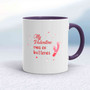 Runs On Batteries Mug - White/Purple - 8
