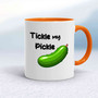 Tickle My Pickle Mug - White/Orange - 7