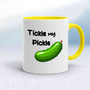 Tickle My Pickle Mug - White/Yellow - 10