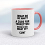 Cure For Tourettes - Rude Mugs - Slightly Disturbed - Image 5 of 14