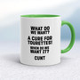 Cure For Tourettes - Rude Mugs - Slightly Disturbed - Image 8 of 14