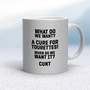 Cure For Tourettes - Rude Mugs - Slightly Disturbed - Image 16 of 16