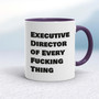 Executive Director of Every Fucking Thing - Rude Mugs - Slightly Disturbed