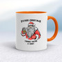 Father Christmas Thinks You're A ... Swearing - Rude Mugs - Slightly Disturbed