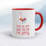 Feed Me Wine - Rude Mugs - Slightly Disturbed - Image 6 of 12