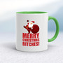 Merry Christmas Bitches - Rude Mugs - Slightly Disturbed - Image 8 of 12