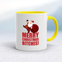 Merry Christmas Bitches - Rude Mugs - Slightly Disturbed - Image 7 of 12