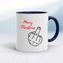 Merry Christmas Middle Finger - Rude Mugs - Slightly Disturbed - Image 4 of 34