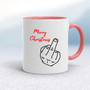 Merry Christmas Middle Finger - Rude Mugs - Slightly Disturbed - Image 5 of 34