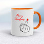 Merry Christmas Middle Finger - Rude Mugs - Slightly Disturbed