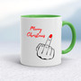 Merry Christmas Middle Finger - Rude Mugs - Slightly Disturbed - Image 8 of 34