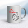 Merry Christmas Middle Finger - Rude Mugs - Slightly Disturbed - Image 9 of 34