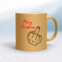 Merry Christmas Middle Finger - Rude Mugs - Slightly Disturbed - Image 17 of 34