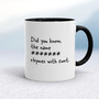Personalised Name Rhymes with Cunt - Rude Mugs - Slightly Disturbed - Image 2 of 14
