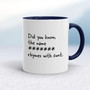 Personalised Name Rhymes with Cunt - Rude Mugs - Slightly Disturbed - Image 4 of 14