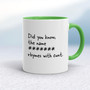 Personalised Name Rhymes with Cunt - Rude Mugs - Slightly Disturbed - Image 8 of 14