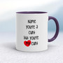Personalised Swearing You're A - Rude Mugs - Slightly Disturbed