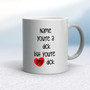 Personalised Swearing You're A - Rude Mugs - Slightly Disturbed - Image 9 of 39