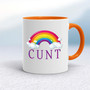 Rainbow Swearing - Rude Mugs - Slightly Disturbed