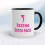 Resting Bitch Face - Rude Mugs - Slightly Disturbed - Image 2 of 16