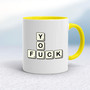 Scrabble Tiles You Fuck - Rude Mugs - Slightly Disturbed - Image 7 of 14