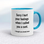 Sorry I Hurt Your Feelings - Rude Mugs - Slightly Disturbed - Image 3 of 14