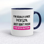 The Bitch Button - Rude Mugs - Slightly Disturbed - Image 4 of 18