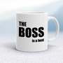 The Boss Is A ... Swearing - Rude Mugs - Slightly Disturbed - Image 1 of 28