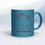 Best Swimmer Mug - Blue Glitter/White - 32