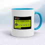 Cock Hygiene Mug - White/Light Blue - 8