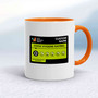Cock Hygiene Mug - White/Orange - 13