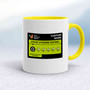 Cock Hygiene Mug - White/Yellow - 19
