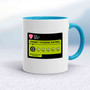 Fanny Hygiene Mug - White/Light Blue - 7