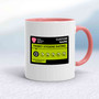 Fanny Hygiene Mug - White/Pink - 12