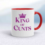 King Of Cunts Mug - White/Red - 5
