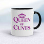 Queen Of Cunts Mug - White/Black - 2