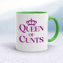 Queen Of Cunts Mug - White/Green - 9
