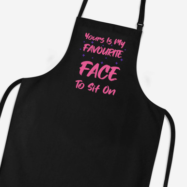 Favourite Face Apron - Rude Aprons - Slightly Disturbed