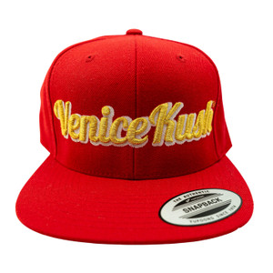 Original Logo Snapback - Red (Gold Logo) (SOLD OUT!)