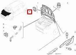 Peugeot Boxer Bonnet Stay Rod Clip 1994 Onwards Genuine - Magnum ...