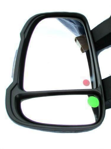 KAWIN Black Fiat Ducato Long Arm Mirror Cap – Left Side, 2006+ OE AR4923Q