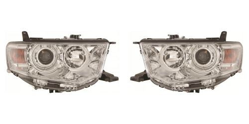 Mitsubishi L200 Headlight Headlamp Electric Adjustment Pair 9/20104/