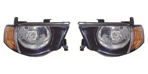 Mitsubishi L200 Headlight Lamp Electric Adjust Amber Indicator Pair 3/