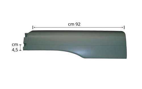 MAN TGA M-L-LX-XL-XXL Mudguard Extension 920mm x 45mm Left 2000-2006