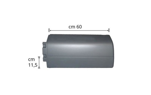 MAN TGA M-L-LX-XL-XXL Mudguard Extension 600mm x 115mm Left 2000-2006