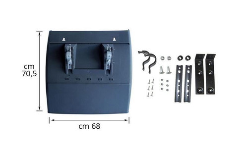 Iveco Stralis HI-ROAD AT AD Rear Axle Rear Mudguard Front With Brackets 2013 On